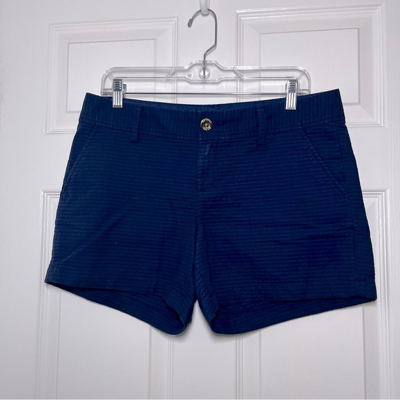 LILLY PULITZER Navy Blue Women's 5” Shorts Size 8 - Picture 1 of 8